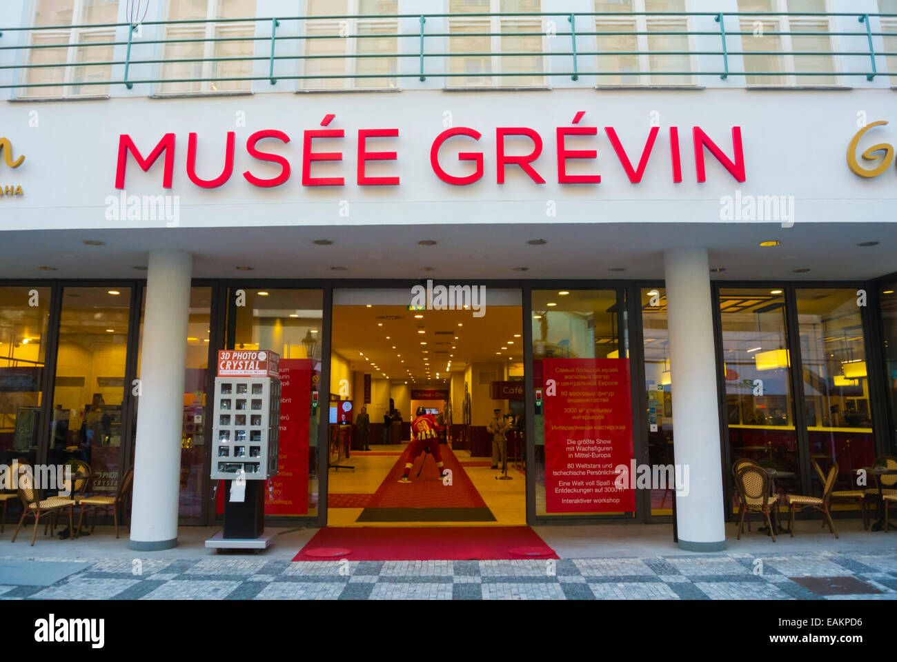 Musee Grevin French, wax Museum, Celetna Straße, alte Stadt, Prag, Tschechische Republik, Europa Stockfoto