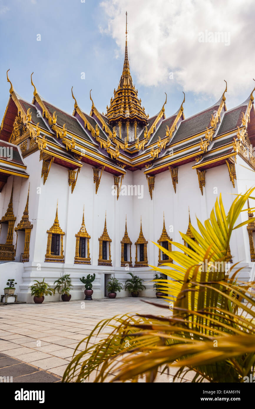 Phra Thinang Dusit Maha Prasat im Königspalast von Bangkok, Thailand Stockfoto