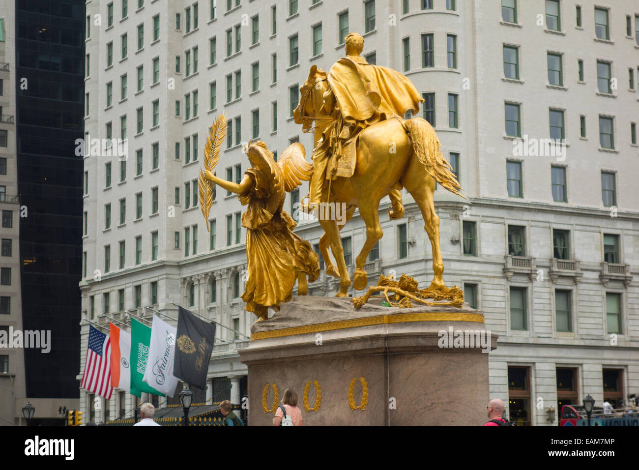 William Tecumseh Sherman Statue in New York City Stockfoto