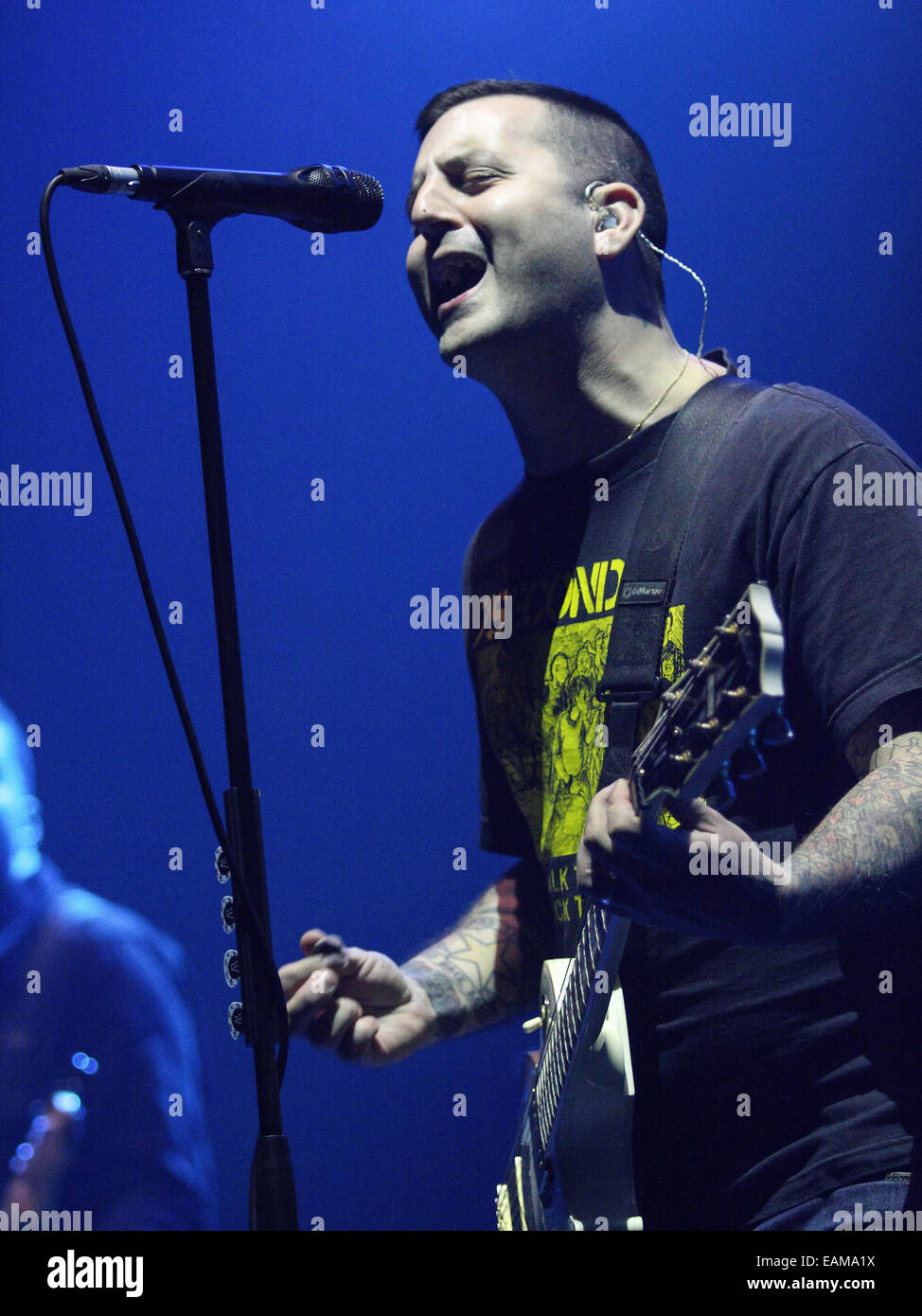 Manchester, UK. 17. November 2014. US-amerikanische Rock-Band Bayside Höchstleistungen live Manchester O2 Apollo unterstützt den Kredit Gaslight Anthem: Simon Newbury/Alamy Live News Stockfoto