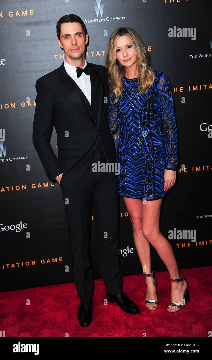 New York Ny Usa 17 November 2014 Matthew Goode Sophie Dymoke Im Ankunftsbereich Fur The Imitation Game Premiere Ziegfeld Theatre New York Ny 17 November 2014 Bildnachweis Gregorio T Binuya Everett Collection Alamy Live Nachrichten