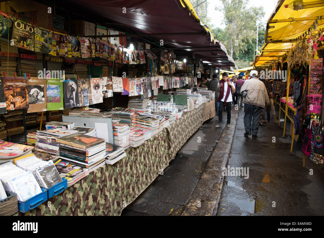 Markt in der Nähe von Ciudadela Plaza, Mexico City, Mexiko Stockfoto