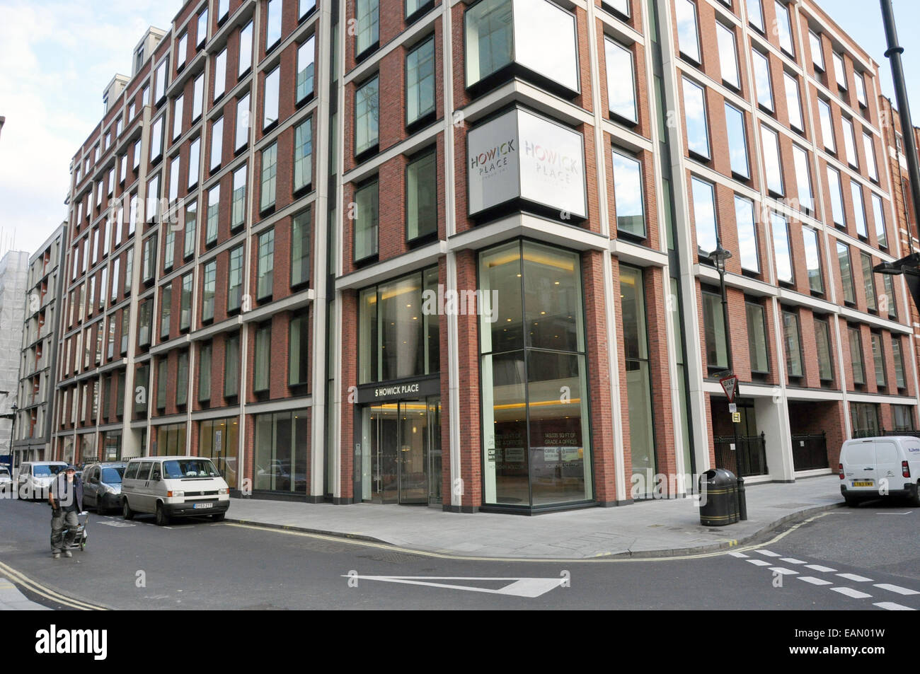 Nr. 1 Howick Place London Westminster London UK A neues Bürogebäude 2014 Stockfoto