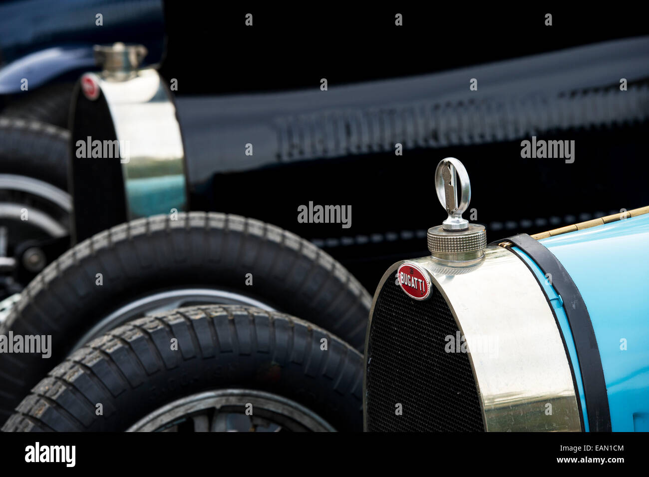 Bugatti Typ 35 Racing Cars abstrakt Stockfoto