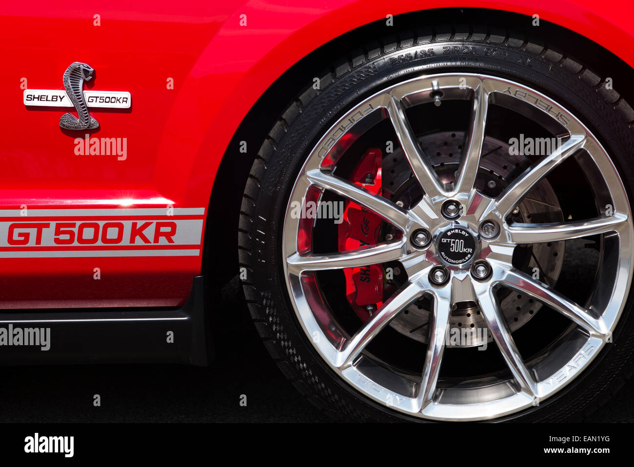 Ford Mustang Shelby GT500 KR Auto Abstrakt Stockfoto