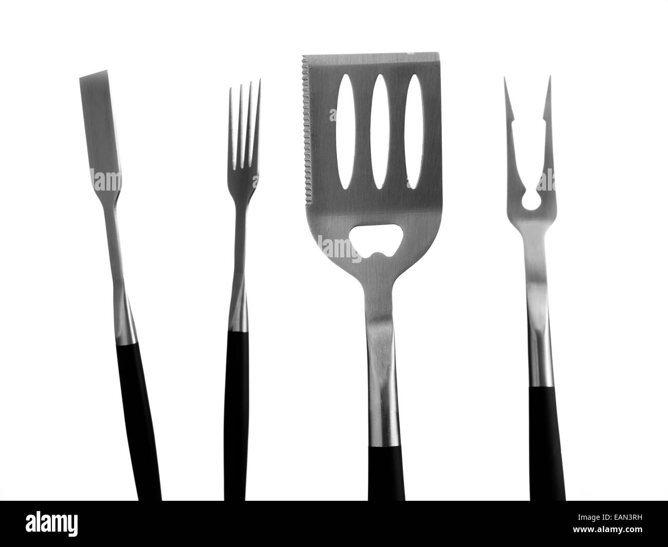 Wasserkocher-BBQ-Werkzeuge Stockfoto