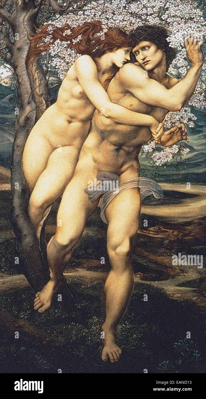 Edward Coley Burne-Jones den Baum der Vergebung Stockfoto