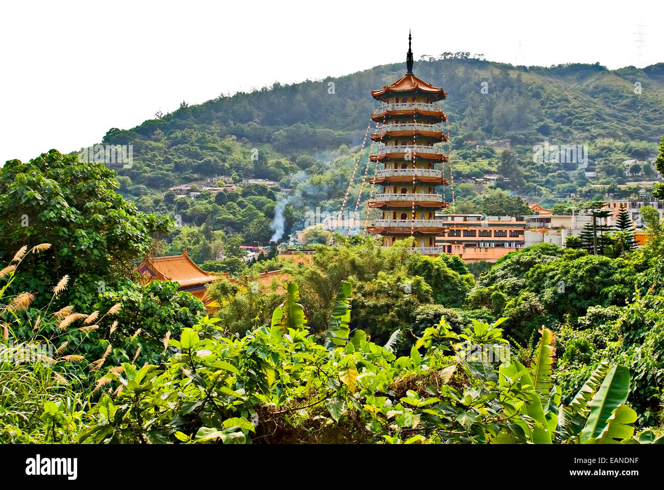 Westlichen Kloster in Tsuen Wan, Hong Kong. Stockfoto