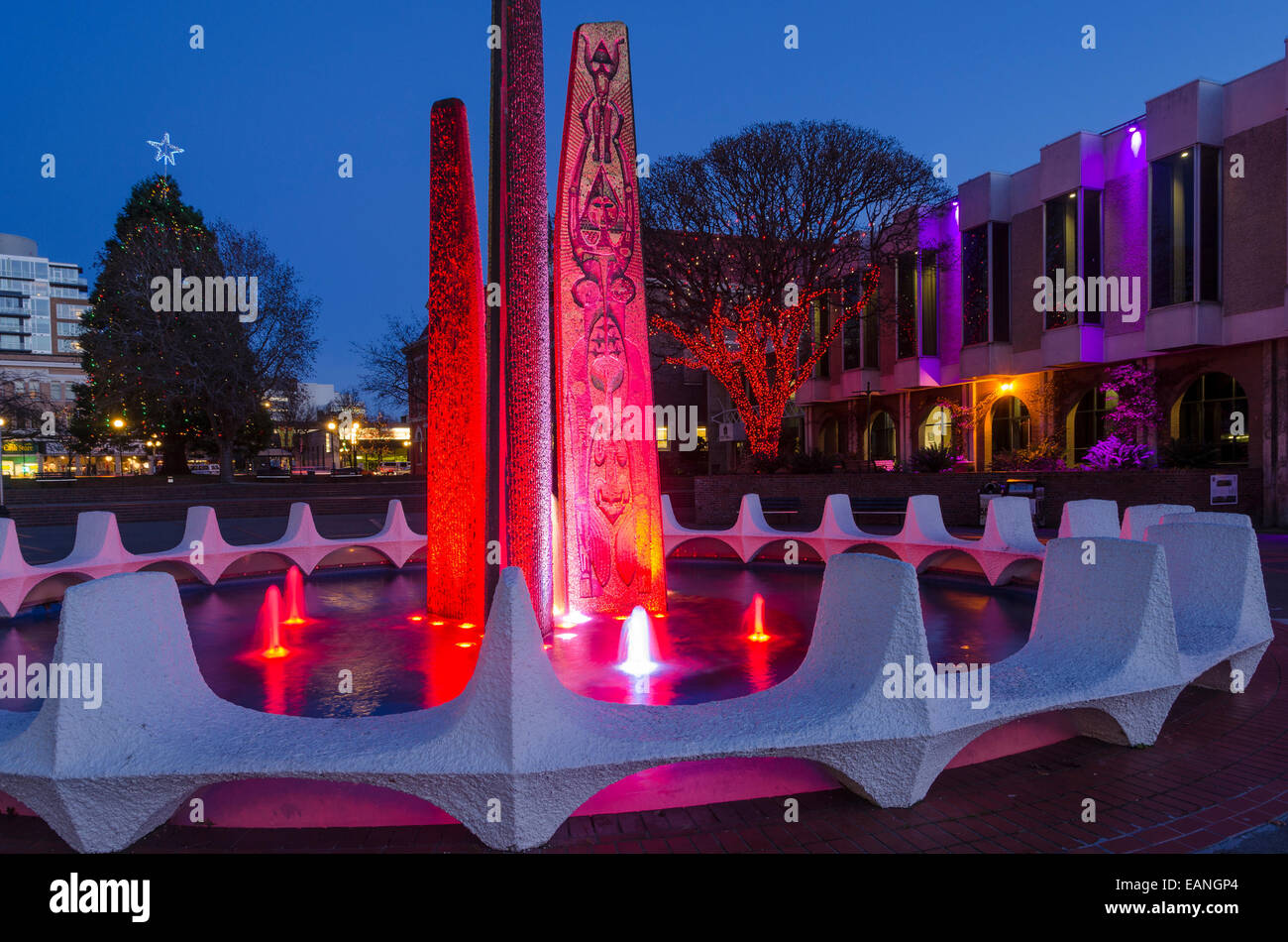 Centennial Square, Victoria, Britisch-Kolumbien, Kanada Stockfoto