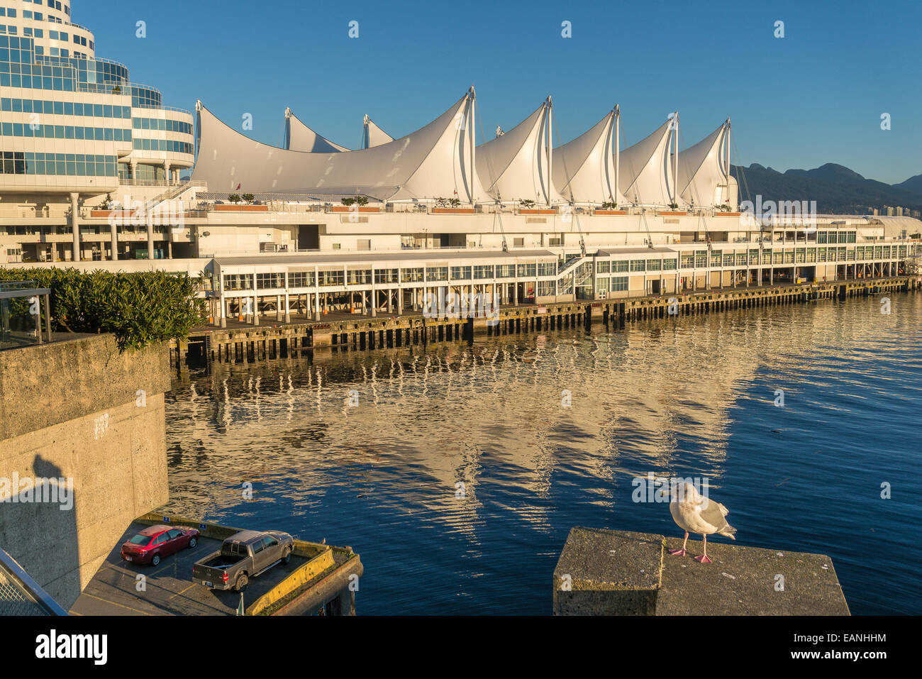 Canada Place, Vancouver, Britisch-Kolumbien, Kanada Stockfoto