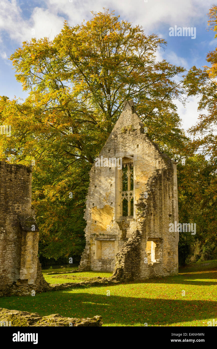 Ruinen der Minster Lovell Hall-Oxfordshire-England-UK Stockfoto