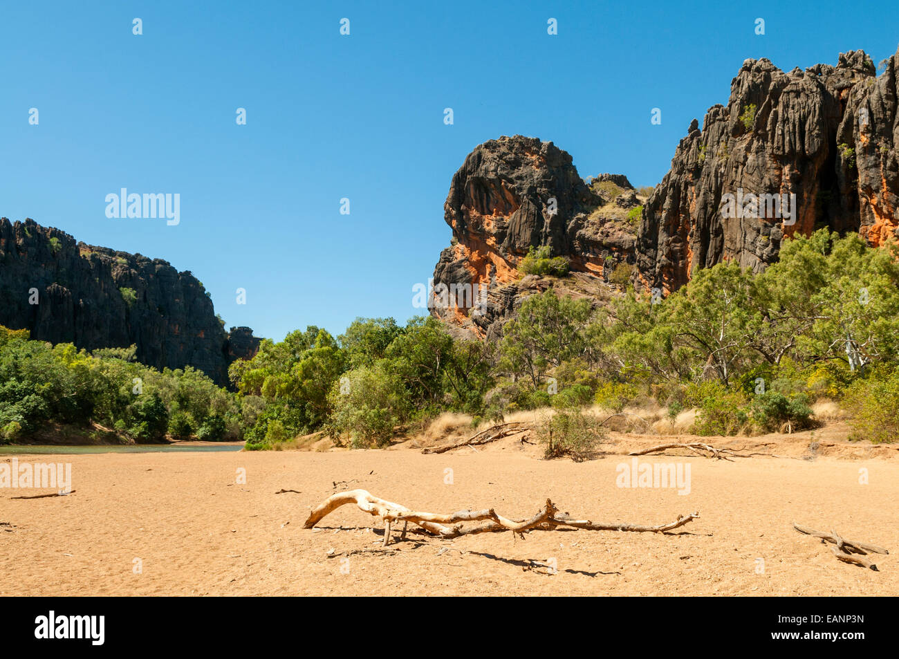 Windjana Gorge, Kimberley, WA, Australien Stockfoto