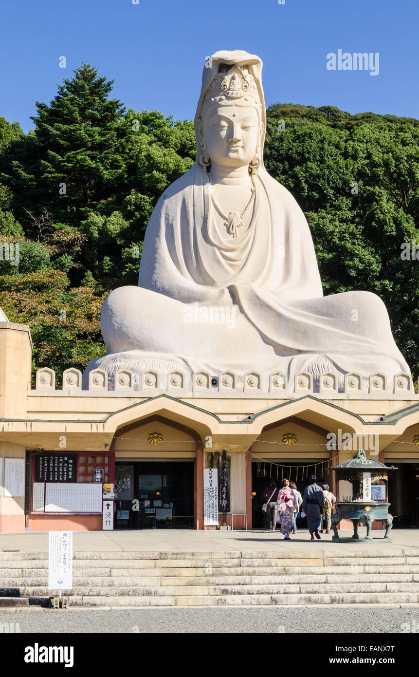 Ryozen Kannon, ein Denkmal für den unbekannten Soldaten des 2. Weltkrieges, Kyoto, Kansai, Japan Stockfoto