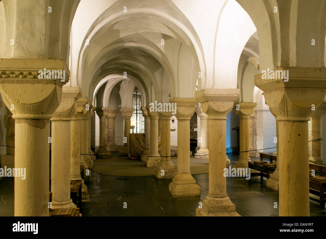 Der Gruftkapelle, Kathedrale von Worcester, Worcestershire, UK Stockfoto