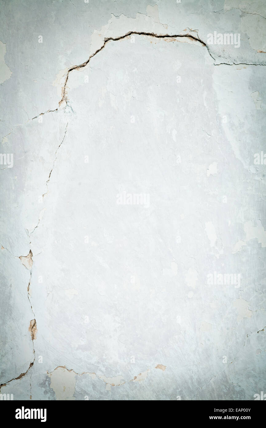 Alte beschädigte Mauer Stockfoto