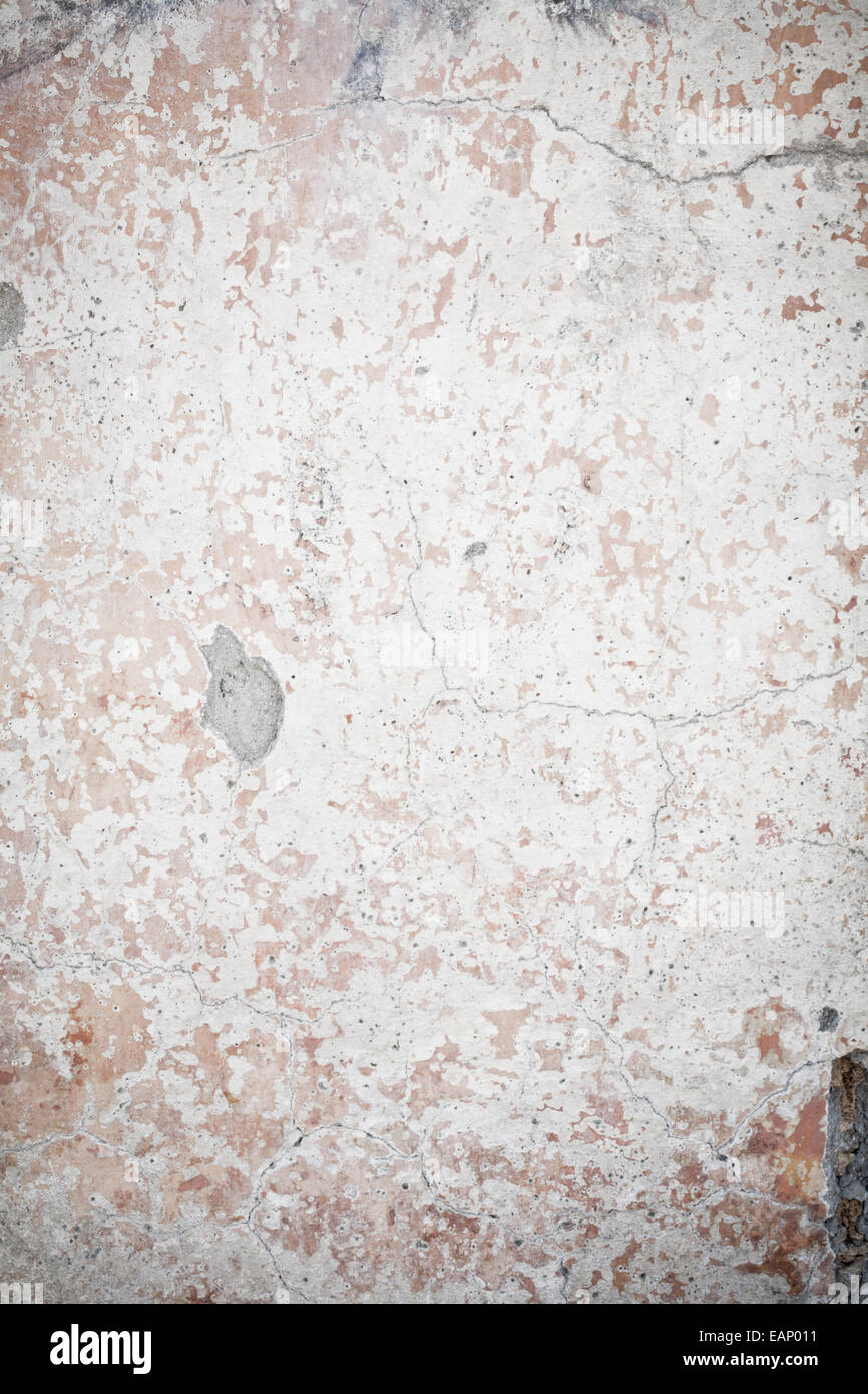 Alte beschädigte Mauer Stockfoto