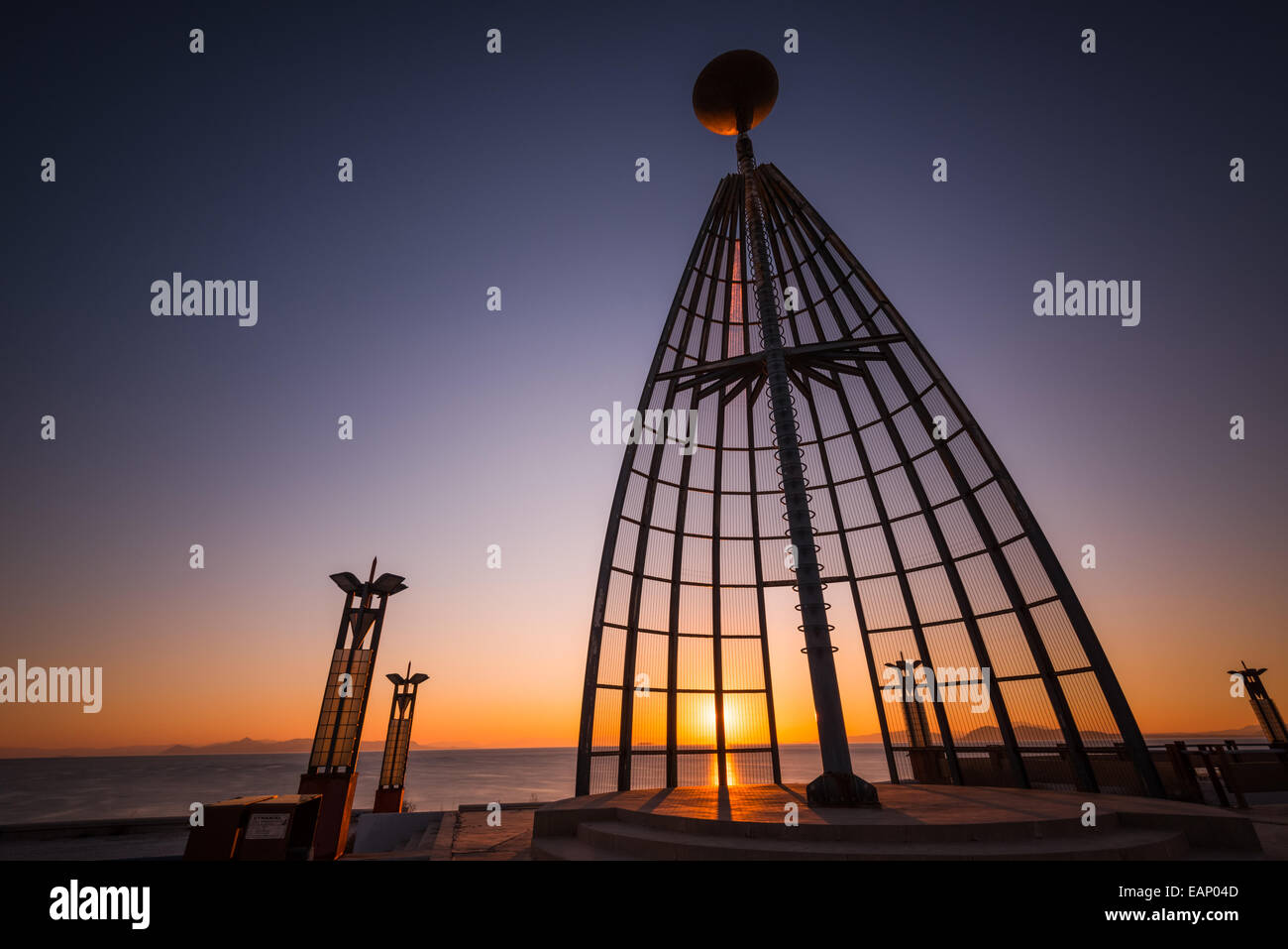 Sonnenuntergang Baudenkmal Stockfoto