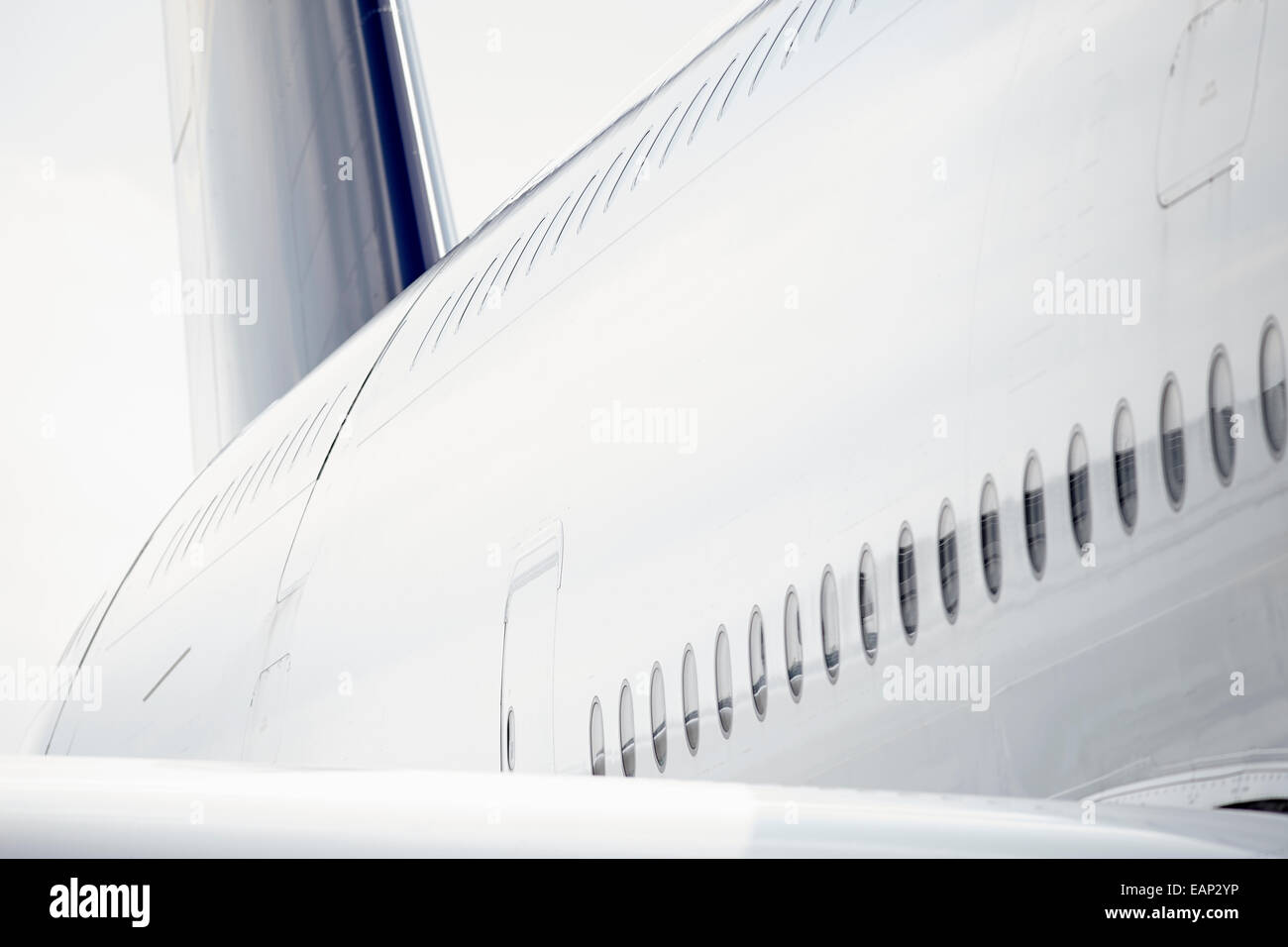 Airbus A 380 Seite Details ansehen Stockfoto