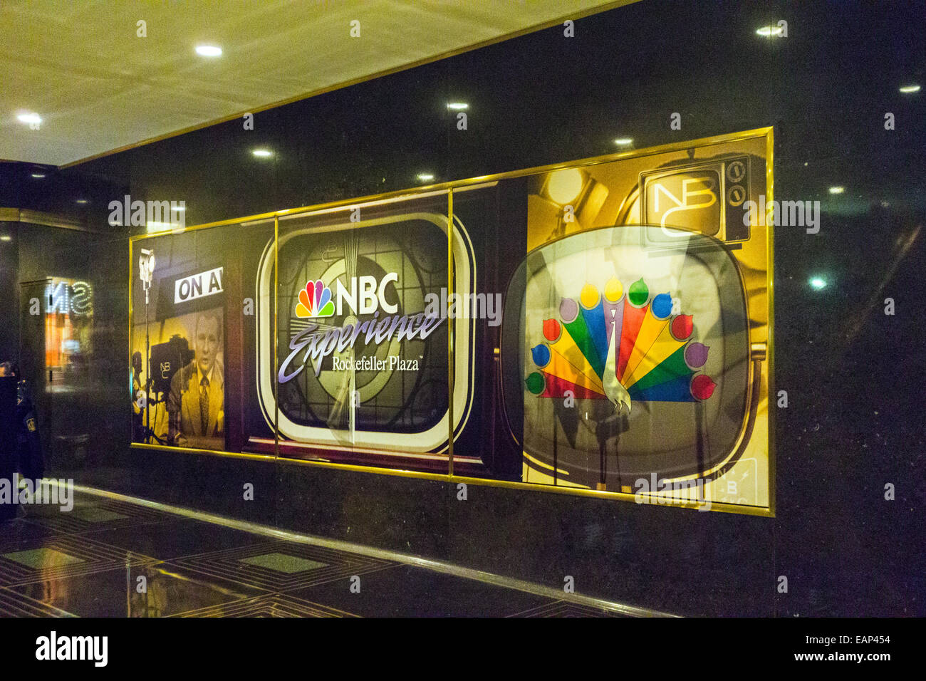 NBC universal Erfahrung im Rockefeller center Stockfoto