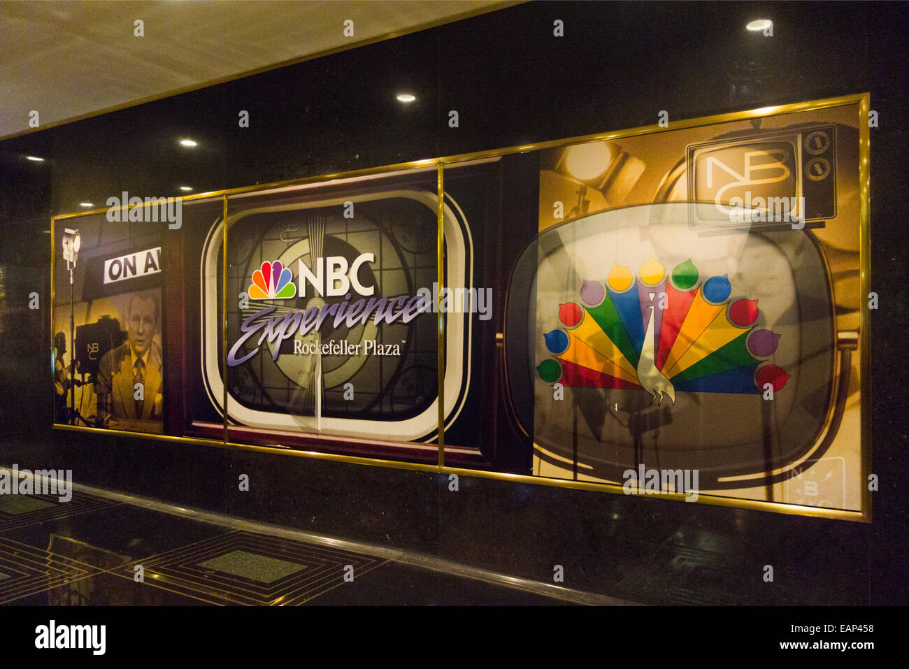 NBC universal Erfahrung im Rockefeller center Stockfoto