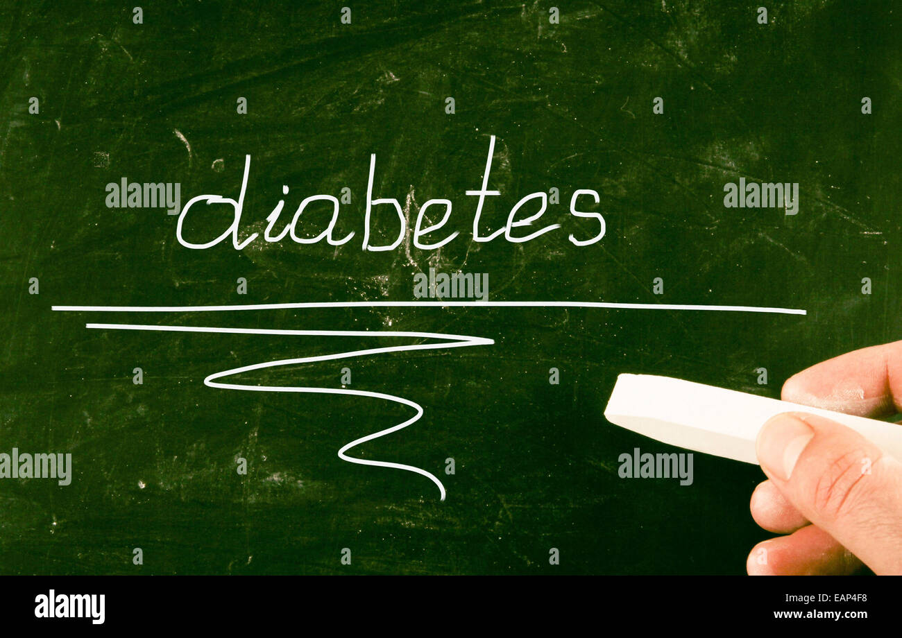 Diabetes-Konzept Stockfoto