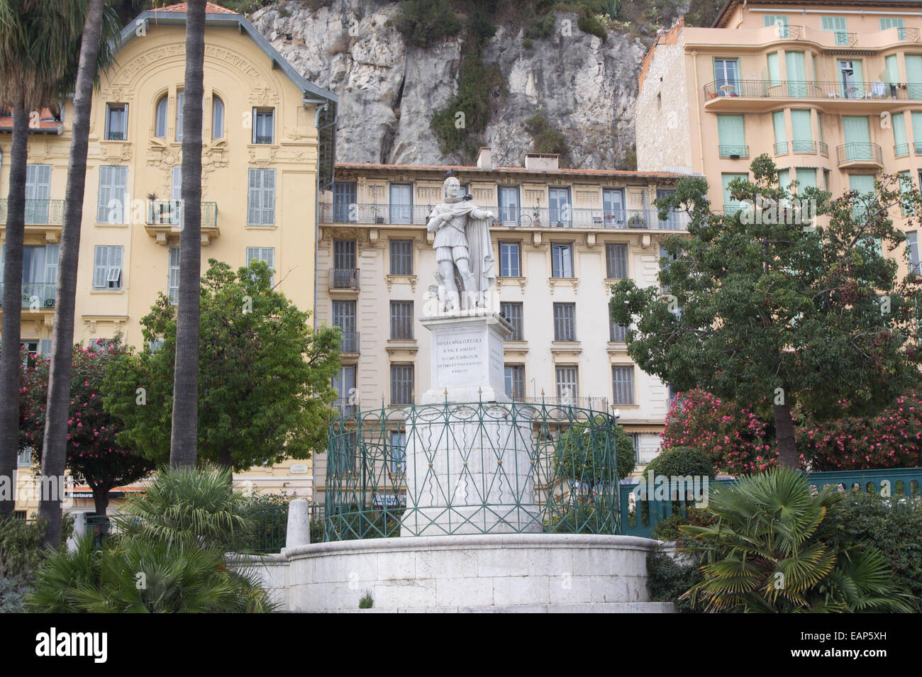 Statue in Nizza, Südfrankreich Stockfoto