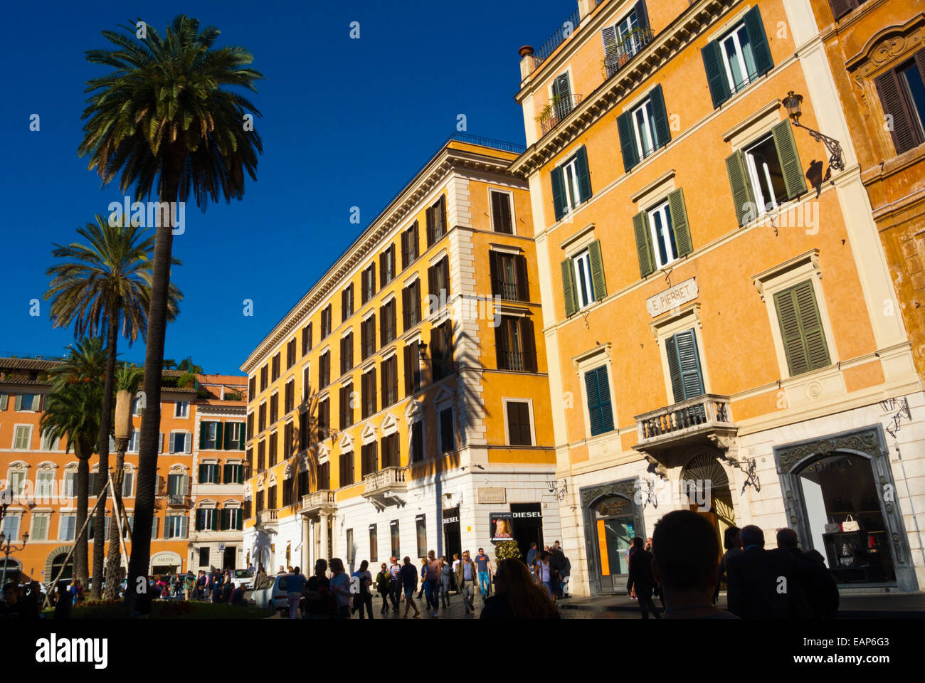 Piazza di Spagna quadratisch, Tridente, Centro Storico, Rom, Italien Stockfoto