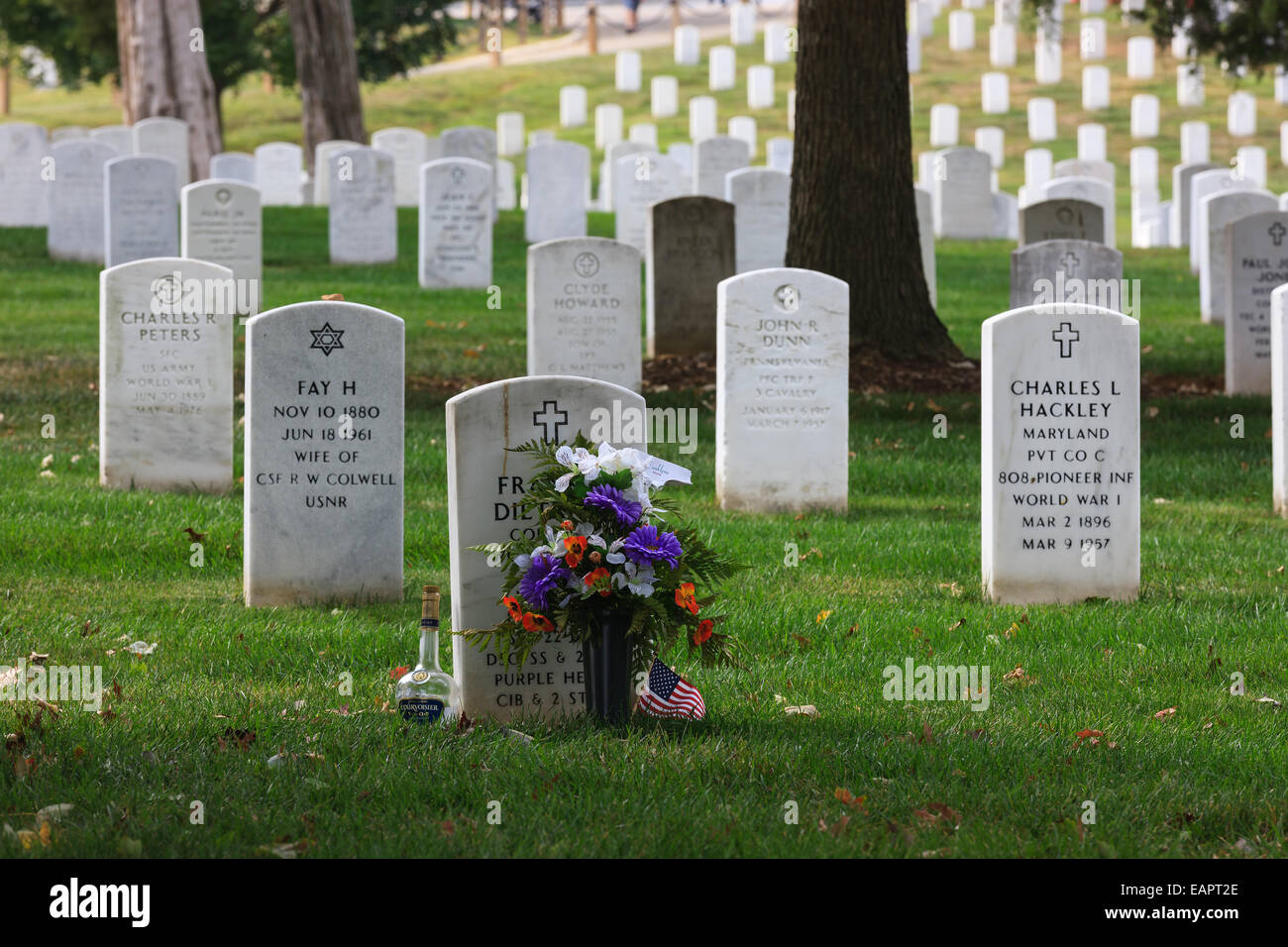 Nationalfriedhof Arlington, Virginia, USA Stockfoto