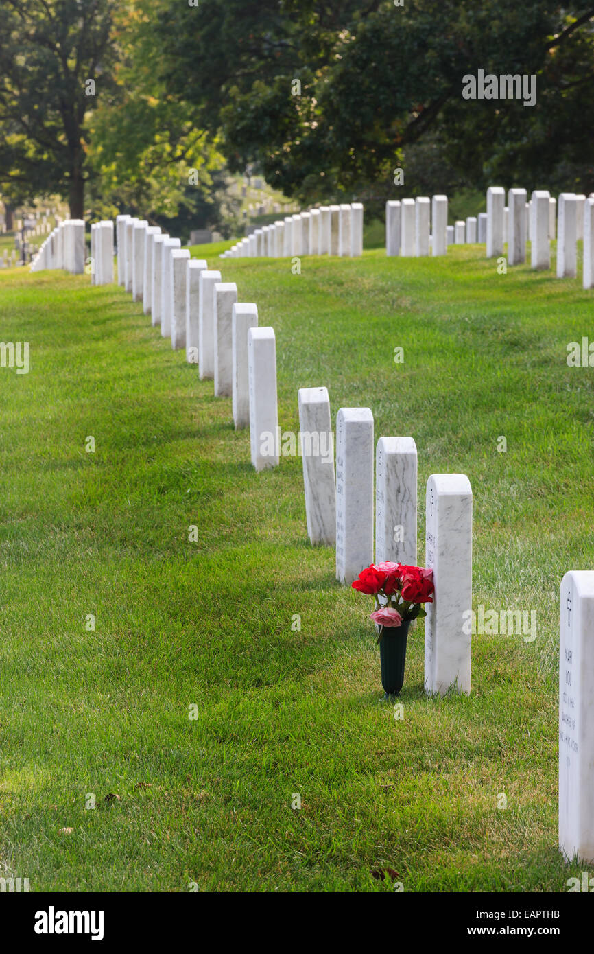 Nationalfriedhof Arlington, Virginia, USA Stockfotografie Alamy