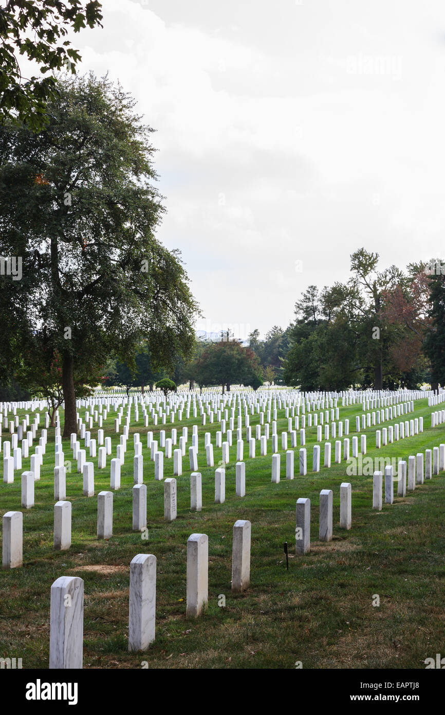 Nationalfriedhof Arlington, Virginia, USA Stockfoto