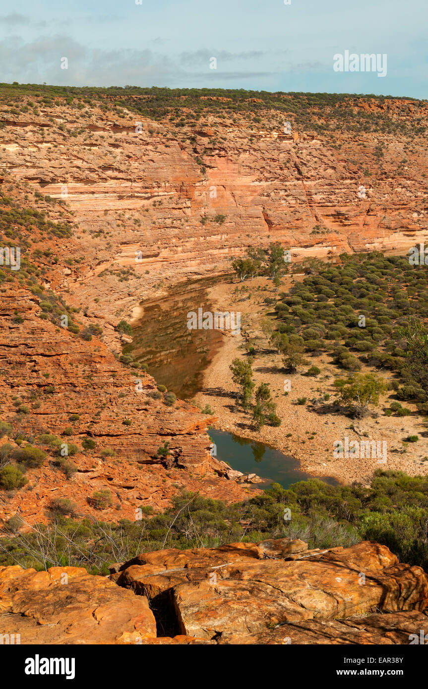 Blick von der Loop-Suche, Kalbarri NP, WA, Australien Stockfoto
