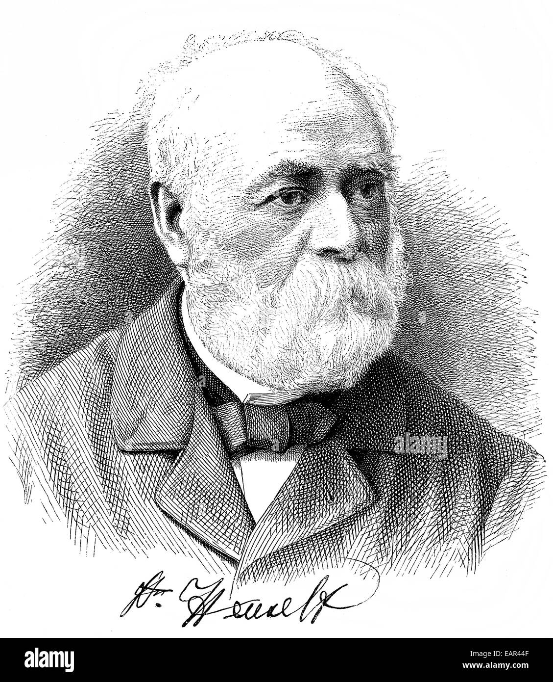 Adolph von Henselt auch bekannt als George Martin Adolph Haenselt, 1814-1889, deutscher Komponist und Klaviervirtuose der späten Ro Stockfoto