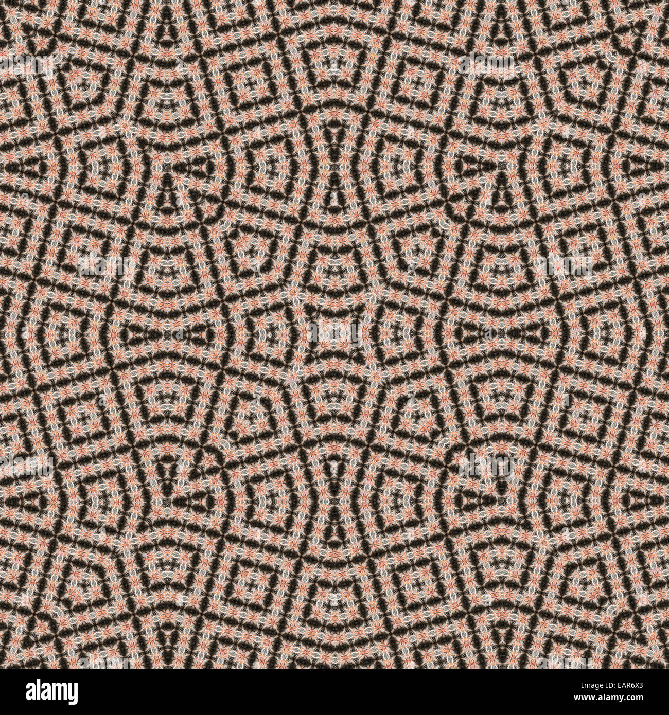 abstrakte dekorative Design-Pattern von rosa und schwarzen Feder Textur Stockfoto