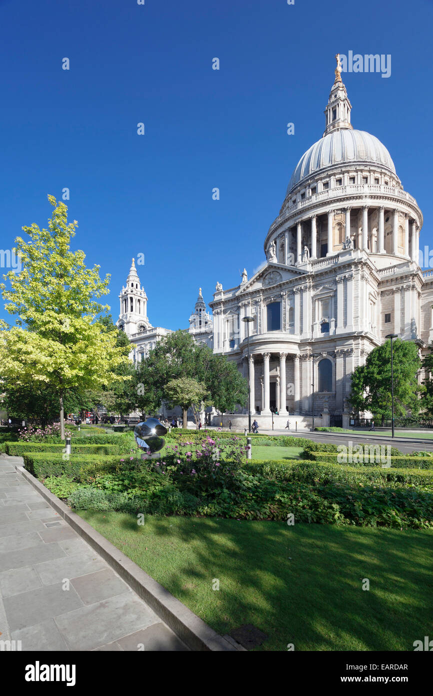 St Paul &#39; s Cathedral, London, England, Vereinigtes Königreich Stockfoto