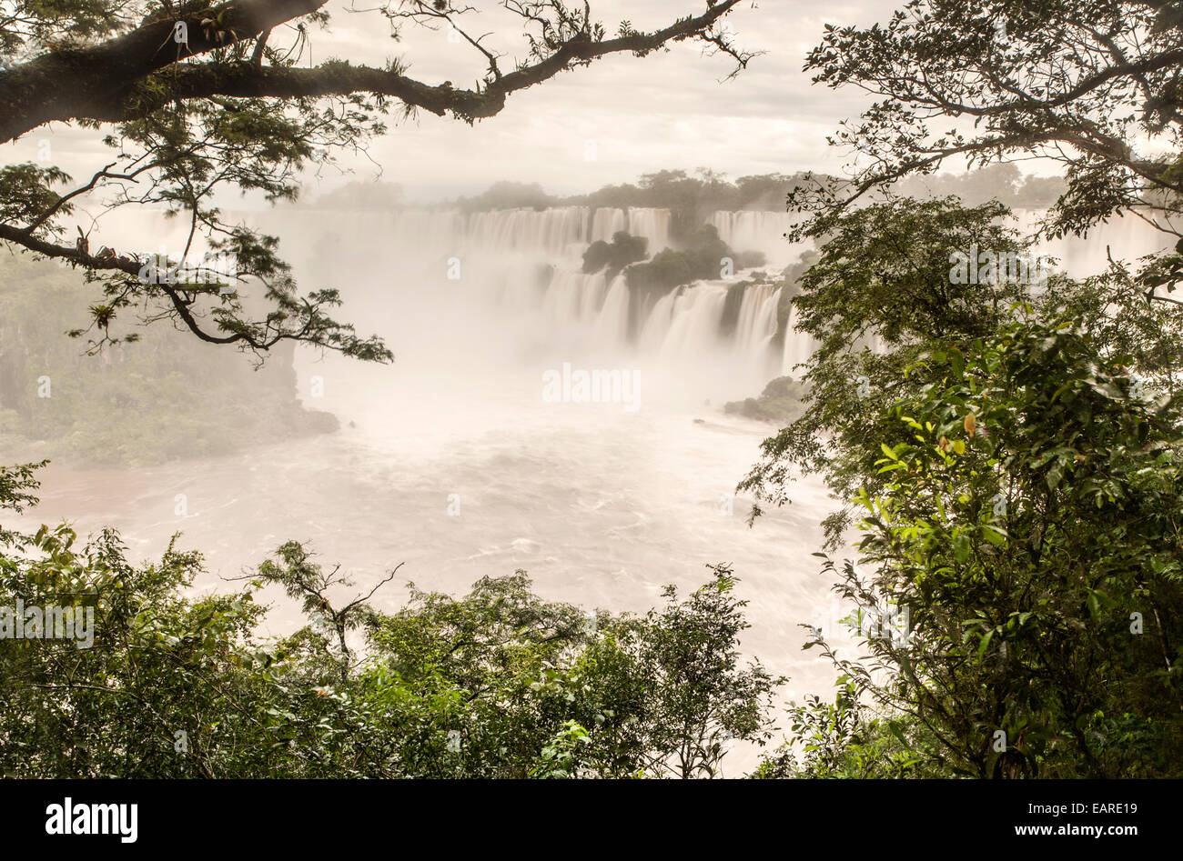 Iguazú Wasserfälle, UNESCO Weltnaturerbe, Nationalpark Iguazú, Argentinien Stockfoto
