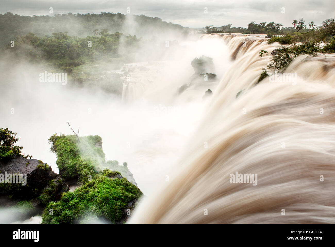 Iguazú Wasserfälle, UNESCO Weltnaturerbe, Nationalpark Iguazú, Argentinien Stockfoto
