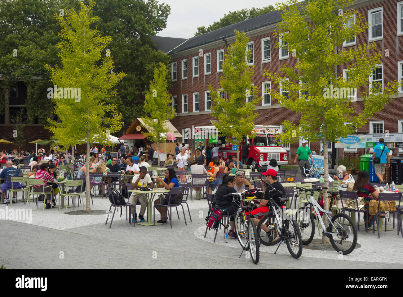 Governors Island NewYork Stockfoto