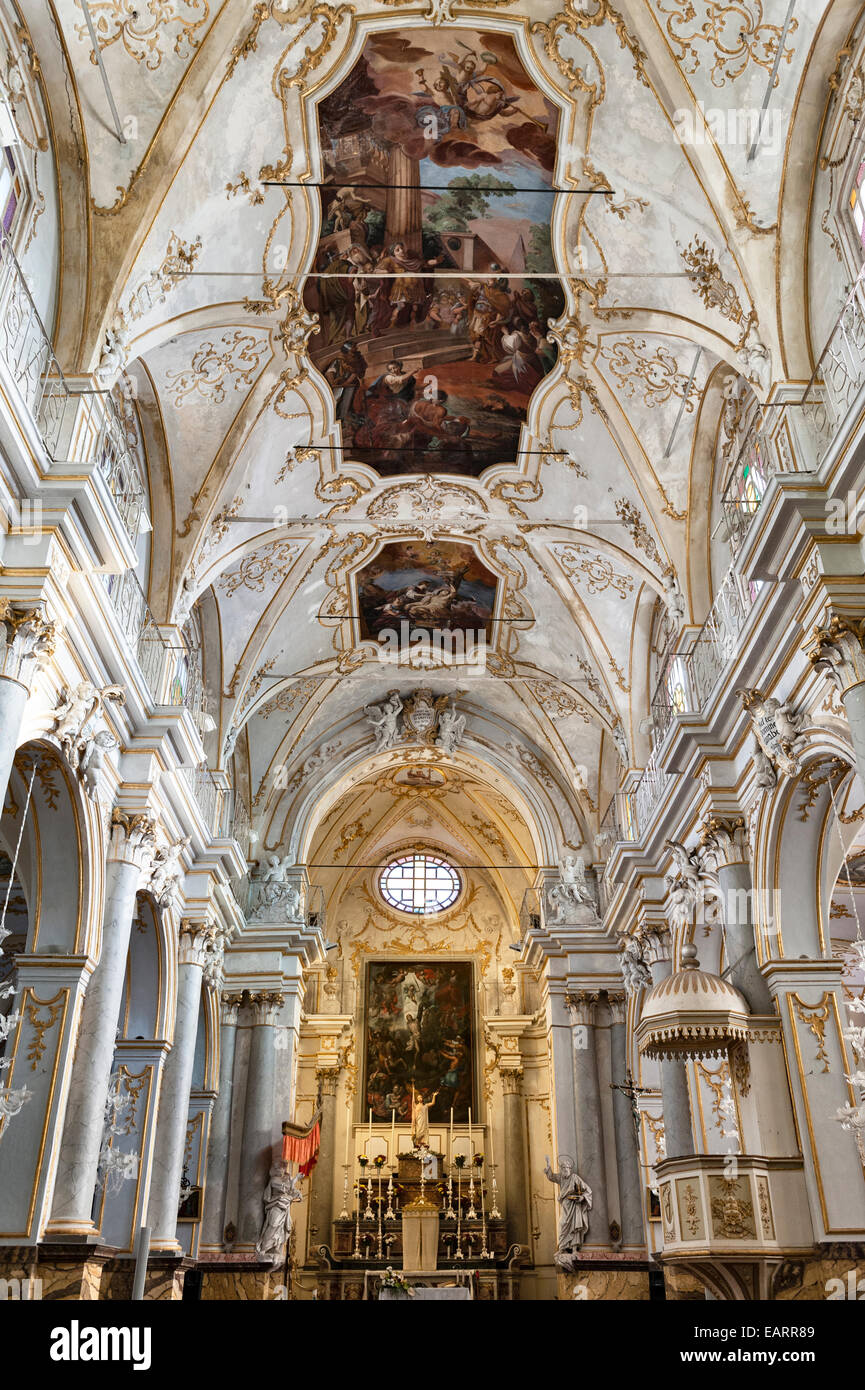 Church Baroque Painted Ceiling Stockfotos und bilder Kaufen Alamy