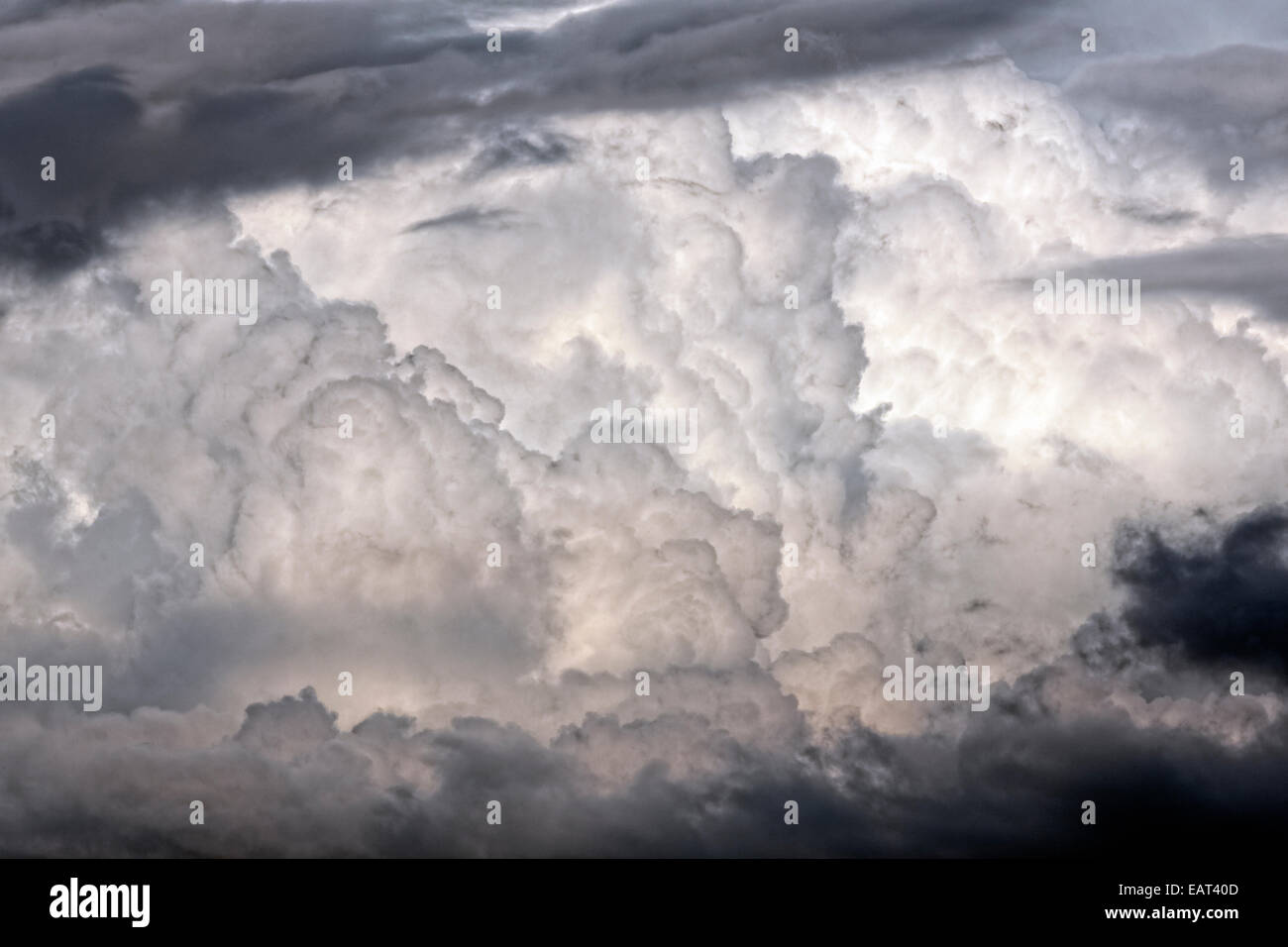 Cumulonimbus Wolkenstruktur Stockfoto