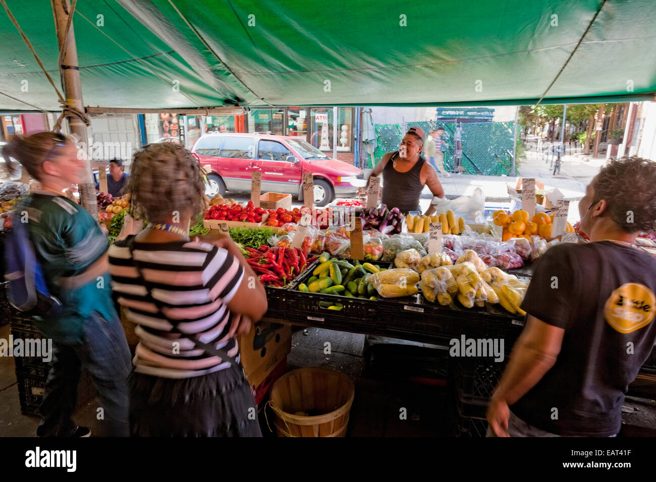 Der italienische Markt - 9. Street, Philadelphia, PA Stockfoto