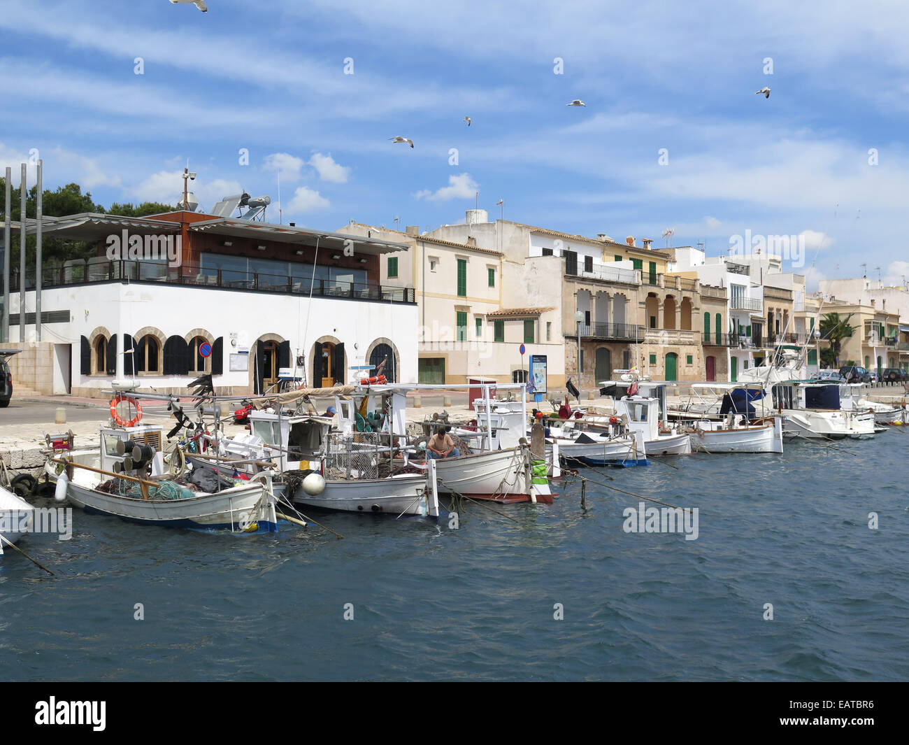 Porto Colom, Mallorca Stockfoto