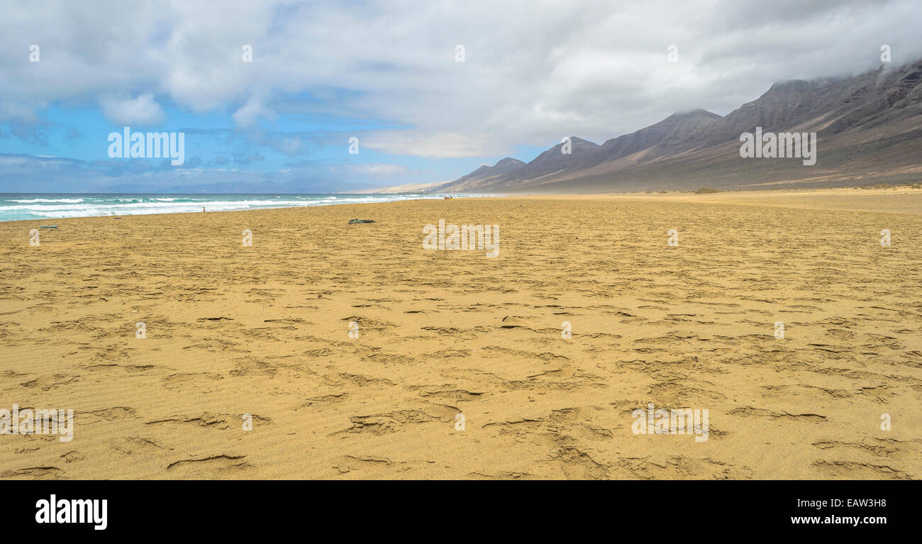 Cofete Strand in Fuerteventura, Kanarische Inseln, Spanien Stockfoto