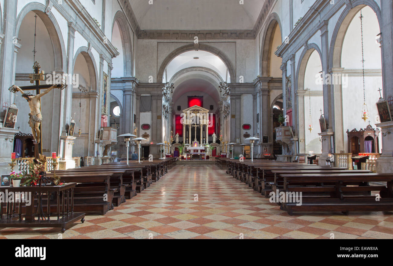 Venedig, Italien - 13. März 2014: Die Kirche San Francesco della Vigna. Stockfoto