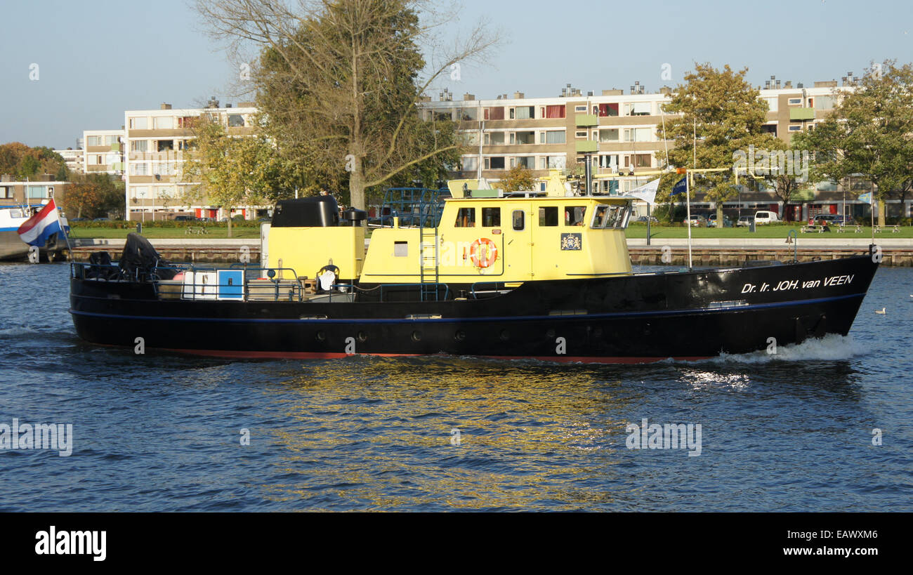 Dr. Ir. JOH. Van VEEN, ENI 02606459 am Amsterdam-Rhein-Kanal, pic3 Stockfoto