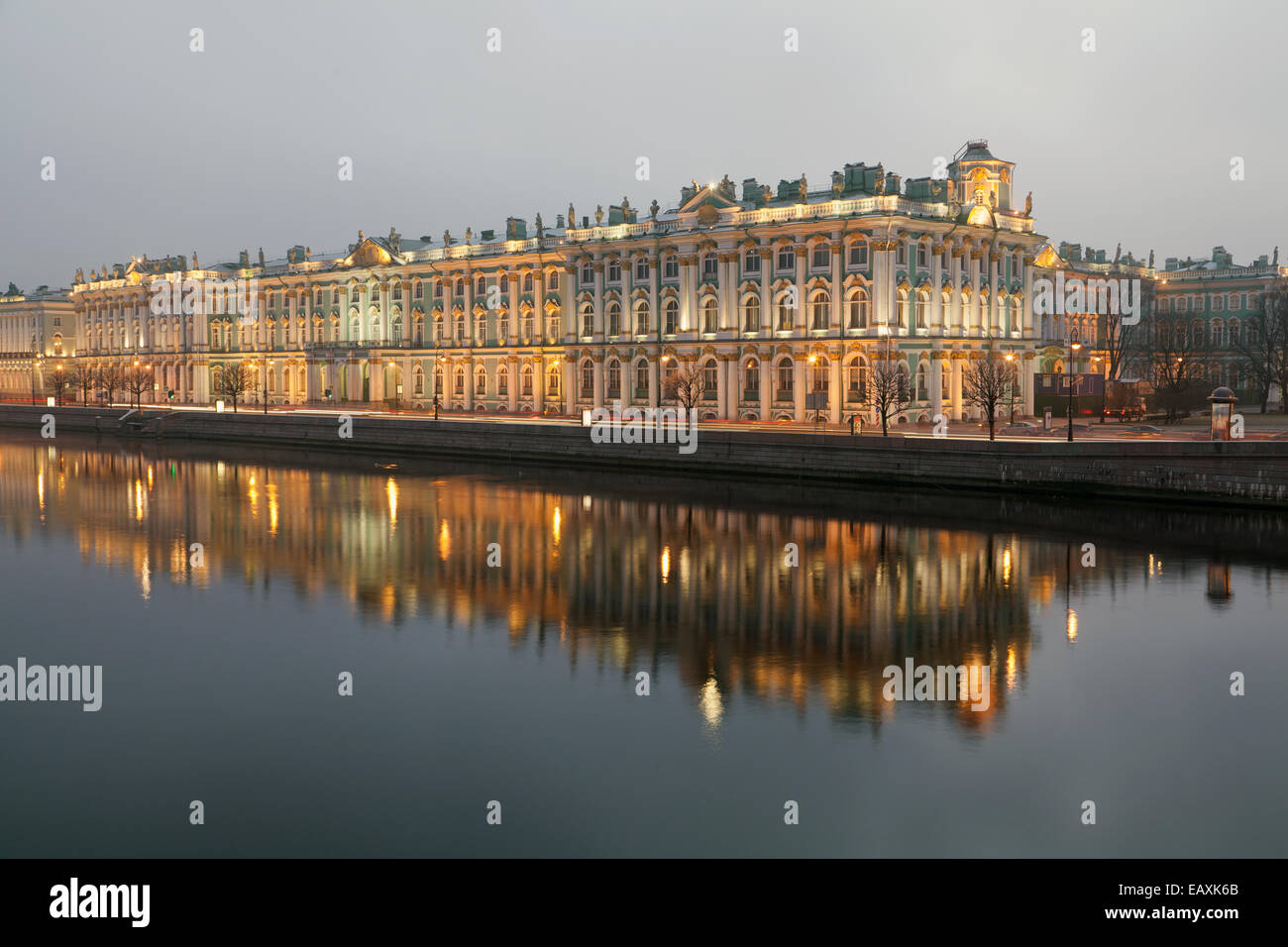 Die Staatliche Eremitage, St. Petersburg, Russland. Stockfoto