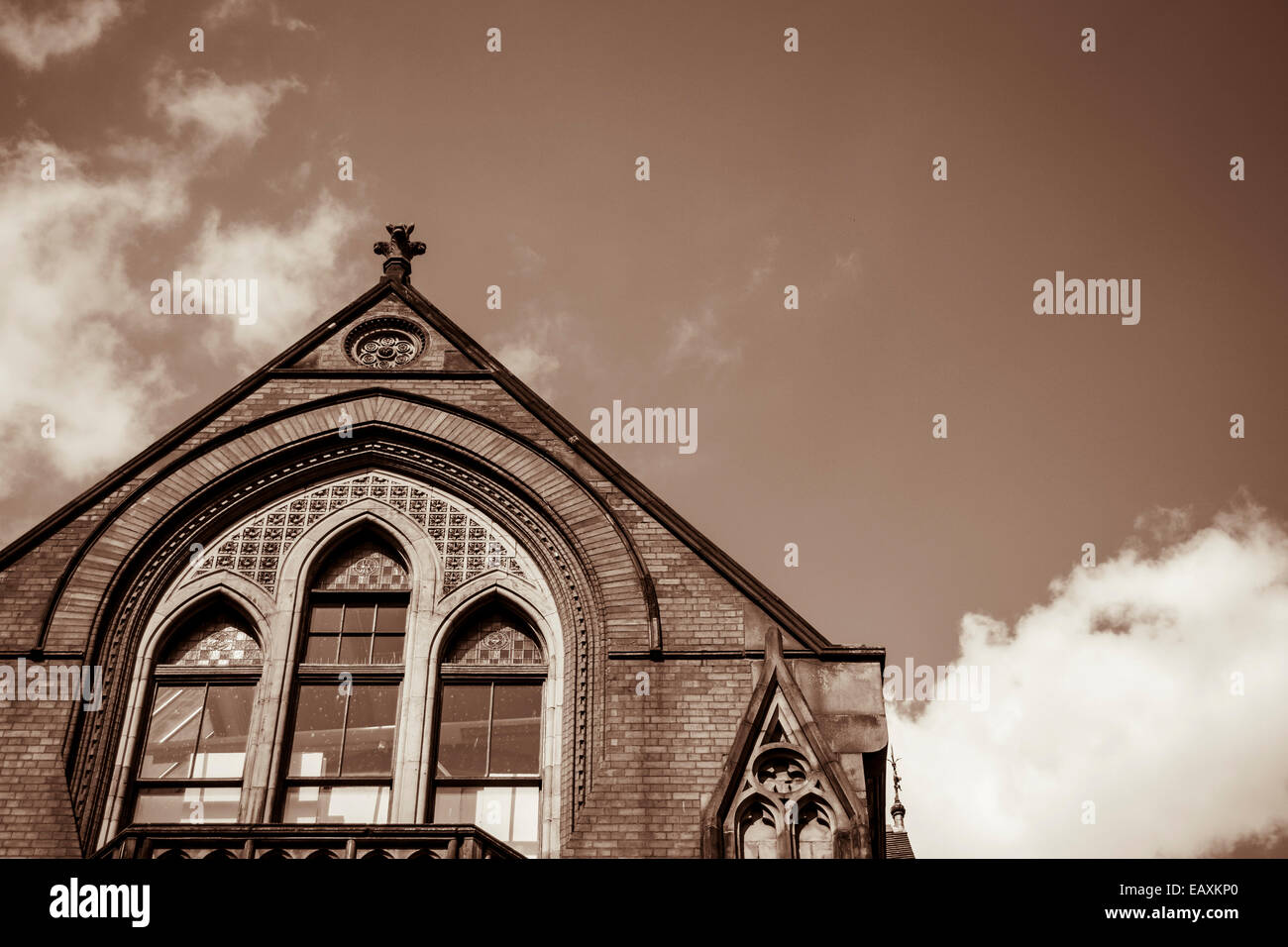Victorian Kirche, spektakuläre kirchlichen Architektur in einer wunderbaren britischen Stadt Stockfoto