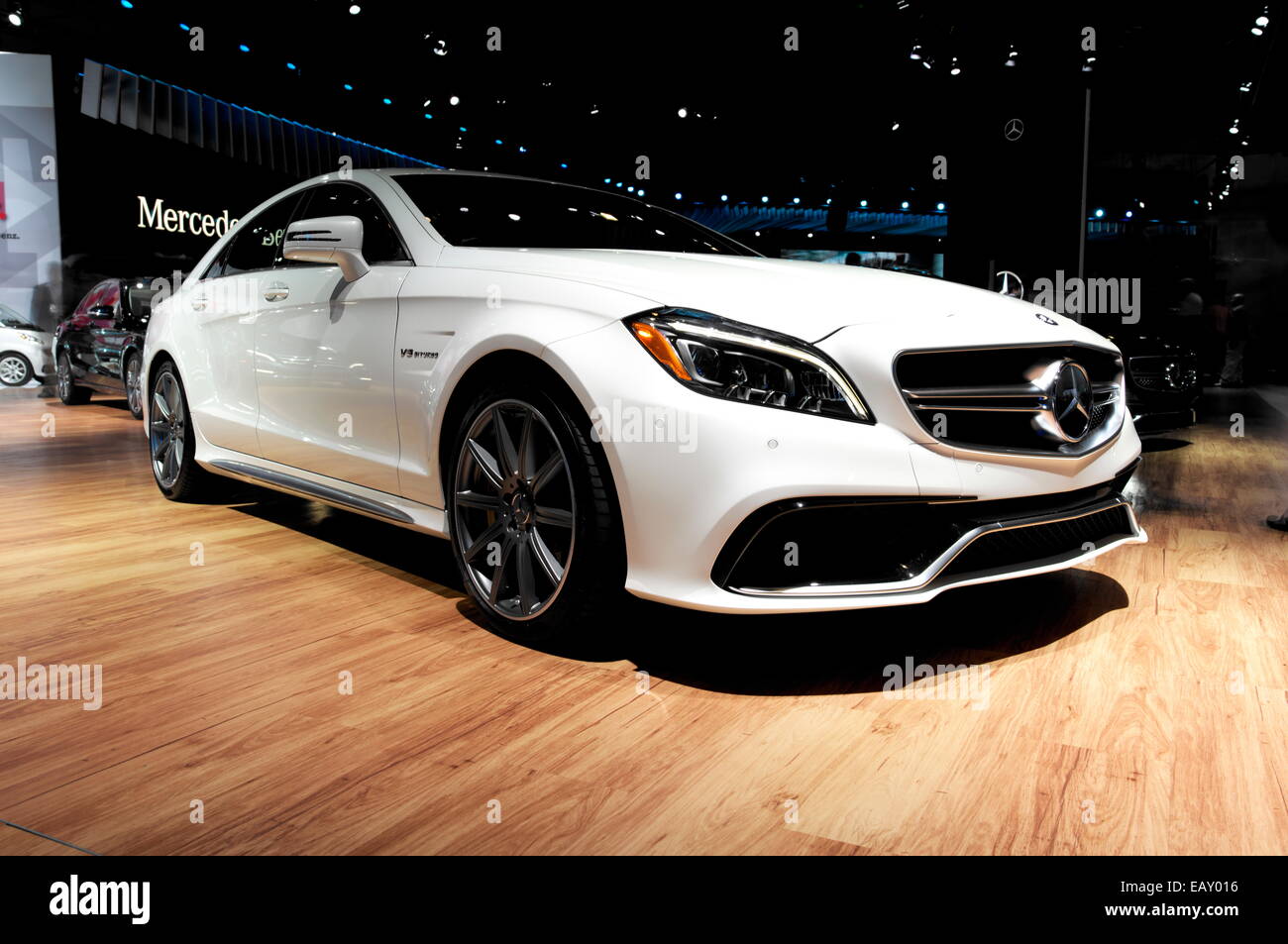 2015 Mercedes CLS-Klasse Coupé auf der LA Auto Show Credit: J Heroun/Fastback/Alamy Live-Nachrichten Stockfoto