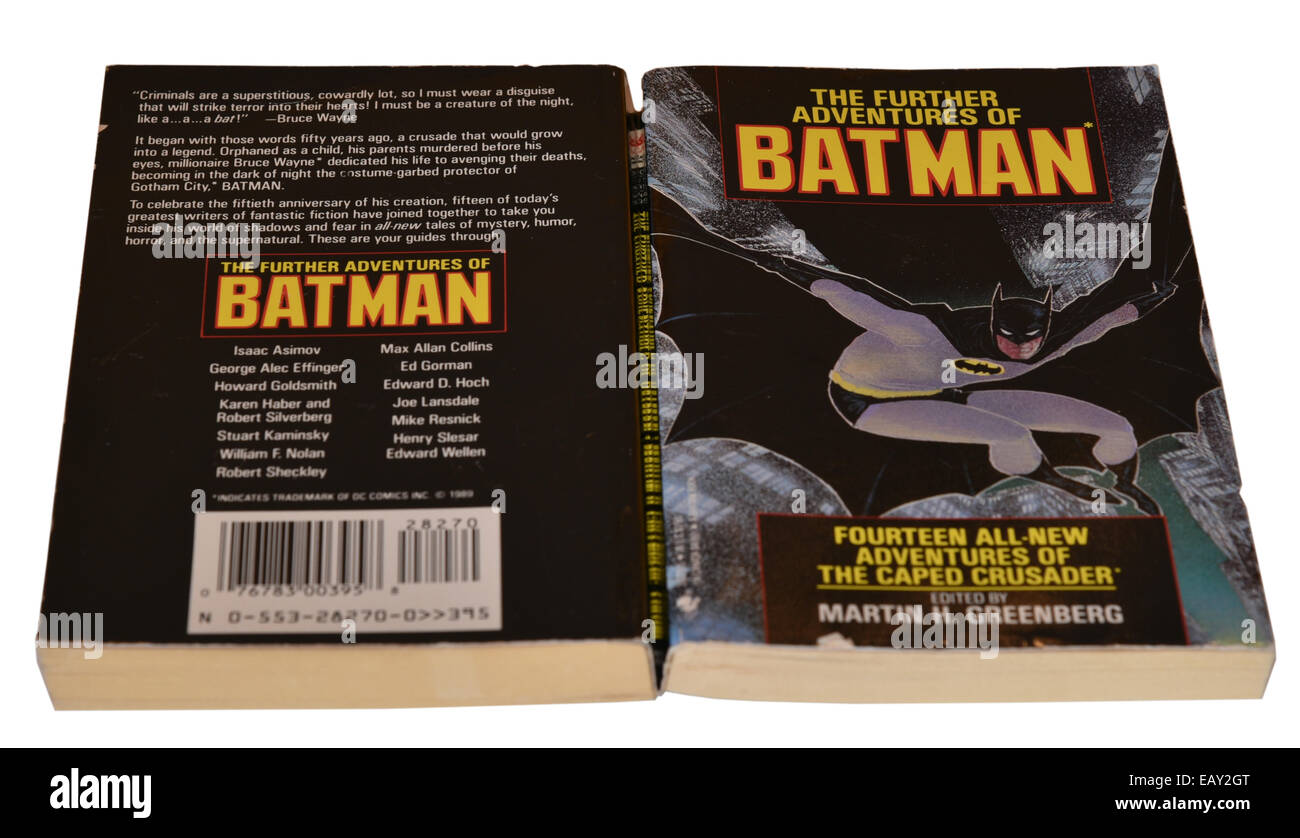 Weitere Abenteuer von Batman Buch Stockfoto