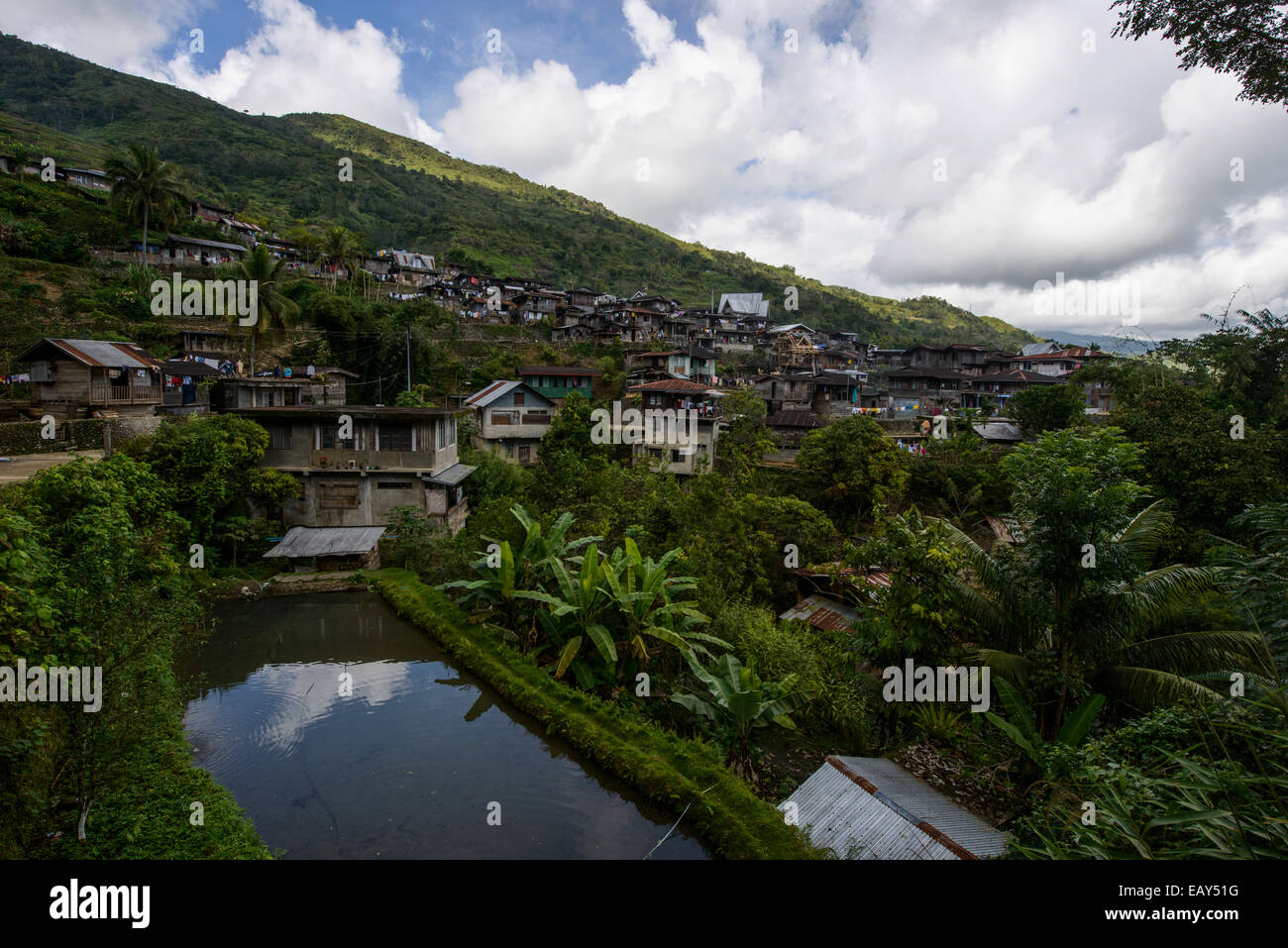 Igorot-Dorf, North Luzon, Philippinen Stockfoto