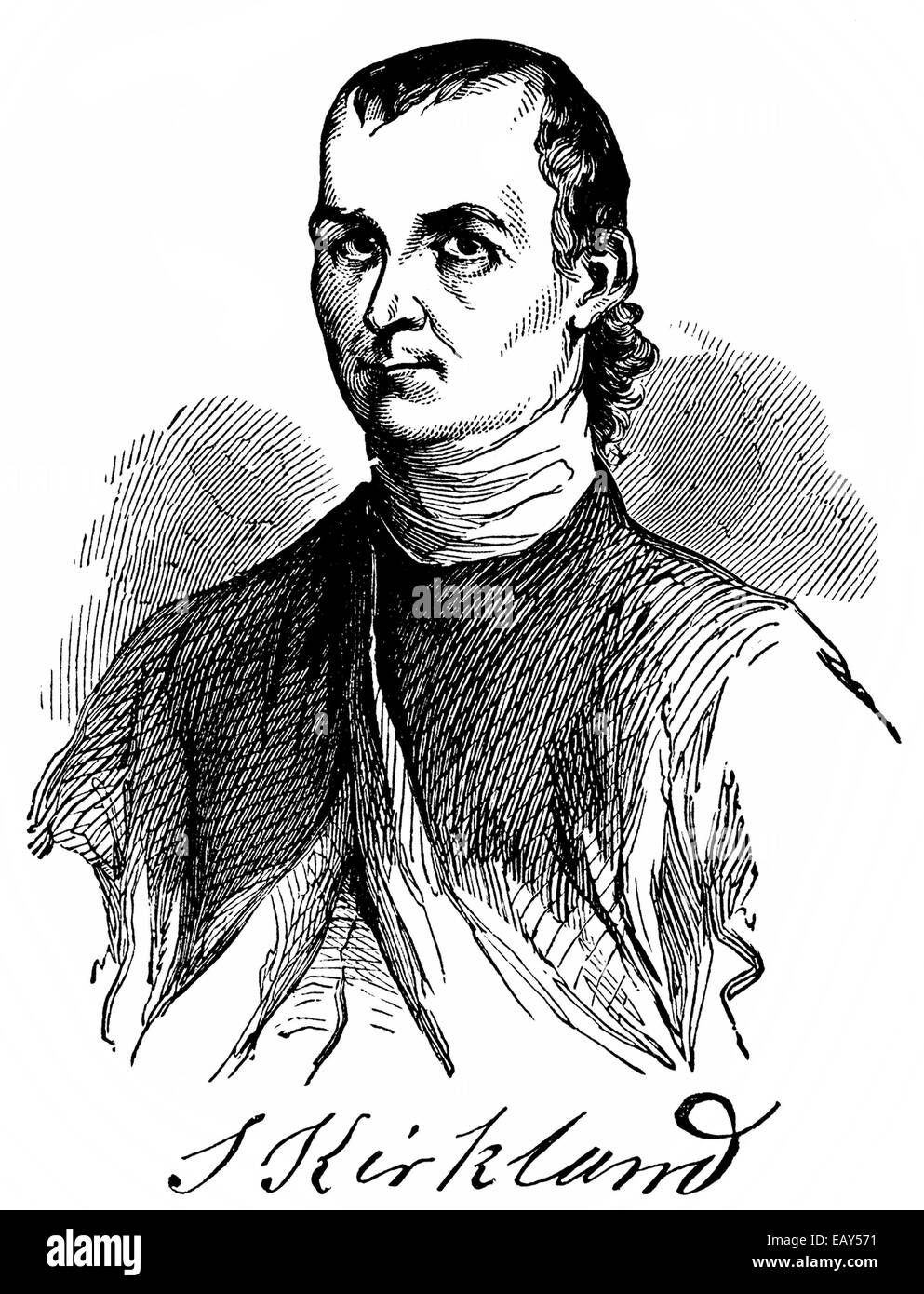 Samuel Stephen Jack Kirkland, 1741-1808, ein presbyterianischer Missionar in Nordamerika, Samuel Stephen Jack Kirkland, 1741-1808 Stockfoto